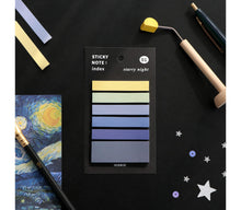 Carica l&#39;immagine nel visualizzatore di Gallery, Sticky Note Index - &quot;Starry Night&quot;