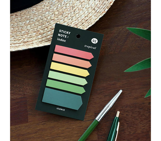 Sticky Note Index - "Tropical"
